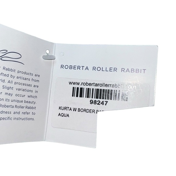 Roberta Roller Rabbit Women’s V Neck Tunic Shirt‎ NWT XS - Picture 5 of 9